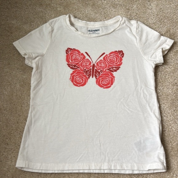 LOT Old Navy/Gap Girls Graphic T-Shirts Size 6-7 - Picture 10 of 13